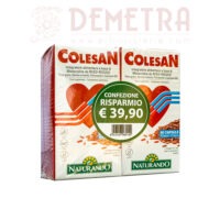 Colesan 2x60 capsule confezione convenienza contro il colesterolo Riso Rosso ricco in Monacolina K