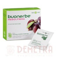 Buonerbe Regolfibra 20 bustine Aiuto naturale per intestino pigro Biosline