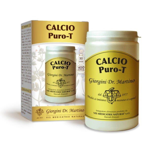 Calcio Puro-T 400 pastiglie con fosforo, boro e vitamina D. dr.Giorgini