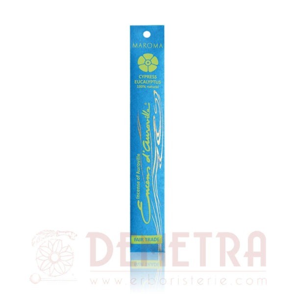 Incenso d'Auroville Cipresso Eucalipto 10 sticks Himalaya