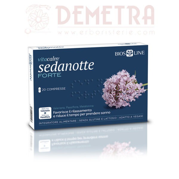 VitaCalm® Sedanotte Forte 20 compresse Biosline per prendere sonno facilmente