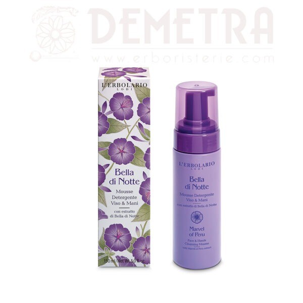 Bella di Notte Mousse Detergente Viso e Mani 150ml L'Erbolario