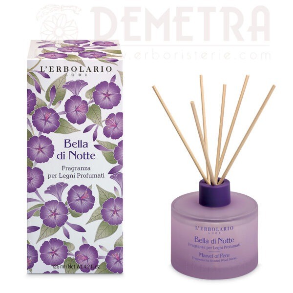 Bella di Notte Fragranza per legni profumati fiorito e vanigliato 125ml L'Erbolario