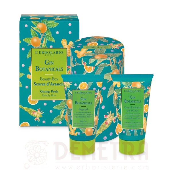Beauty Box Gin Botanicals Scorze d’Arancia in Latta conf. regalo L'Erbolario