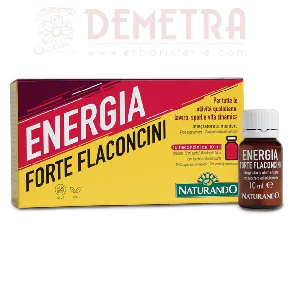 Energia Forte 10 flaconcini per manager, studenti, sportivi o tutti coloro che necessitano di tanta energia