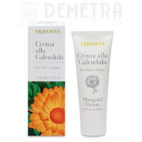Crema alla Calendula 75ml calmante e lenitiva per viso e corpo Erbamea