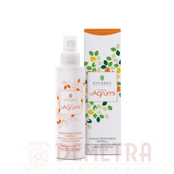 Acqua profumata Capelli Giardino D'Agrumi 100ml unisex, intensa, agrumata, avvolgente Nature's