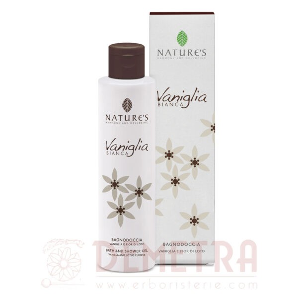 Vaniglia Bianca Bagnodoccia 200ml Femminile avvolgente, dolce, delicata Nature's
