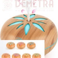 Lampada diffusore a Ultrasuoni FIORE con 7 opzioni di colore Naturando