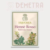 Hennè Rosso Rinforzato Tiziano in polvere 100gr colora a pH neutro con l'aggiunta di sola acqua calda