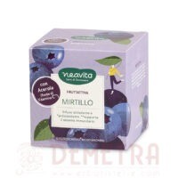 Fruttattiva Mirtillo con Acerola, fonte di Vitamina C, in filtroscrigno Neavita