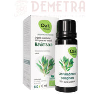 Ravintsara olio essenziale (Cinnamomum camphora) 10ml biologico e vegano Oak Organic