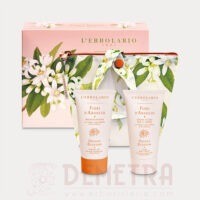 Fiori D'Arancio Beauty Pochette Bagnoschiuma e Crema fluida per il corpo L'Erbolario edizione limitata